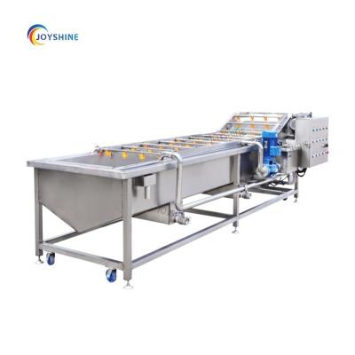 China 1000kg/H Large Capacity Bubble Wash Machine For Industrial Fruit And Vegetable Processing for sale