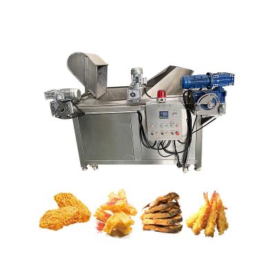 China Batch Type Groundnut Frying Machine With Non Stick Coating Automatic Discharging for sale