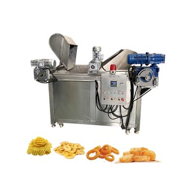 China Automatic Stir Fryer Machine for Snack Food Pellet Cheetos Churros Doritos Chin Chin for sale