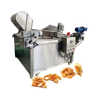 China 1400*800*400mm Voltage 220V/380V Potato Chips Fries Machine Deep Fryer for Falafel Frying for sale