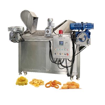 China Chips Fryer Machine for Hotels JOSYHINE Full Automatic Banana Chips Frying Machinery for sale