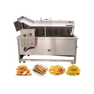 China Continuous Frying Machine for Frying Various Types of Food in Machinery Repair Shops for sale