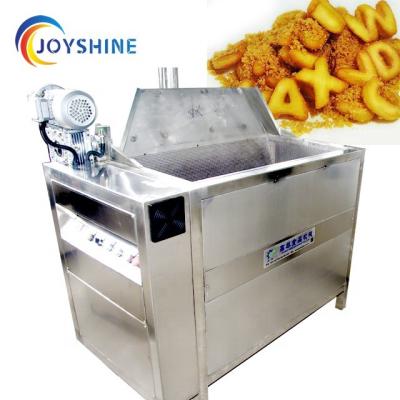 China 36kw Semi Automatic Stirring Plantain Chips French Fries Deep Fryer 300L 100kg/H for sale