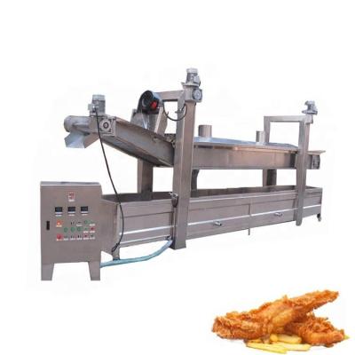 China 500kg/H 800kg Gas Fryer For Continuous Oil Water Separation And Frying for sale