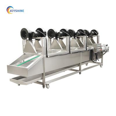 China Industrial Mesh Belt Vegetable Dewatering Air Drying Line With 420KG Capacity for sale