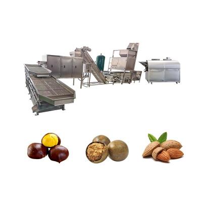 China 380V Sand Nut Snack Single Double Rotary Roller Seasoning Flavoring Production Line for sale