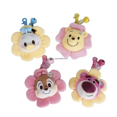 China NEW ARRIVING Disney Strawberry Flower Bear Doll Fairy Plush Toy Flower World Winnie Doll Key Chain Pendant Stuffed Animal Children's Day Gift for sale