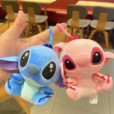 China HOT SALE Disney Stitch Mini Plush Keychain Lolo Plush and Cute Dangling Stitch Doll Plush Toys Keychains for sale