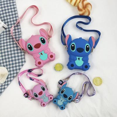 China Newest Large Mini Bag Lovely Cute Cartoon Purse Children's Day Gift Cross Motion Sensing Silicone Cute Soft Point Purse Body Cute Cartoon Purse for sale