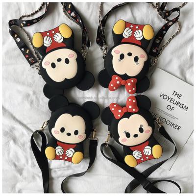 China Fashion Kawaii Coin Purse Children's Day Gift Motion Sensing Girls Mini Money Bag Lovely Cute Cartoon Pocket Women Small Soft Silicone Wallet Wholesale Large for sale