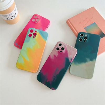 China Luxury Figura Series Waterproof Silicone Tpu Phone Case For iphone 12 pro Max Xs Max 11 13 Painting Phone Cover for sale