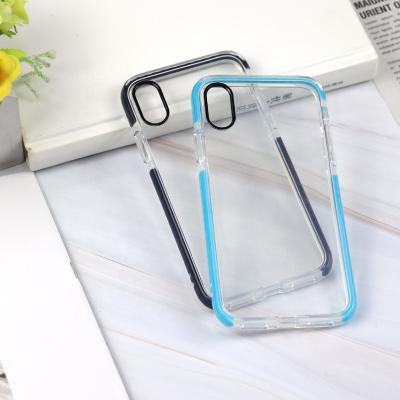 China Soft Bumper/Shockproof/Anti-fingerprint Clear Drop Design TPU Bumper Phone Case For Iphone X XS XR Max for sale