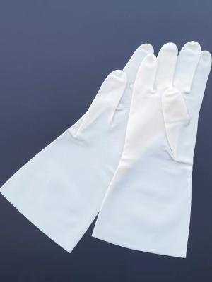 China Lavaplatos blanco Unflock de los guantes del nitrilo que alinea 13 pulgadas del restaurante de guantes del nitrilo en venta