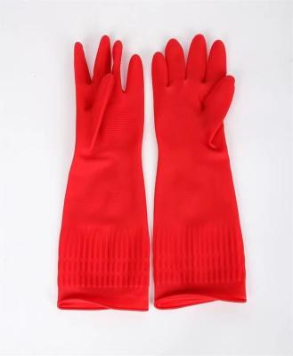 China Haushalts-Reinigungsabwasch-Handschuhe der 38cm Längen-besonders lange Reinigungshandschuh-38CM zu verkaufen