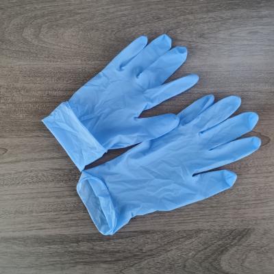 China Nitril-medizinische Prüfungs-Handschuhe des Chemikalienbeständigkeits-Wegwerfnitril-Handschuh-23cm zu verkaufen