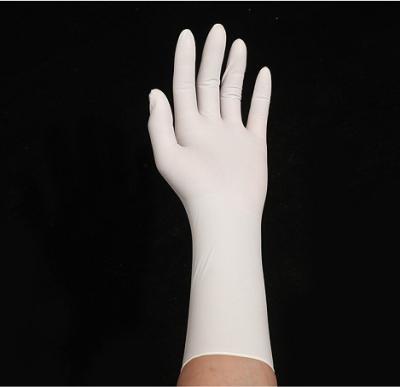 China White Disposable Nitrile Glove Medical 12 Inches Durable Nitrile Exam Gloves for sale