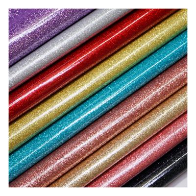 China Waterproof 136*30cm Faux Synthetic Leather Fabric Covers Leather Glitter Vinyl For Hair Bow Bags Shoes Openers Material Fast Shipping for sale