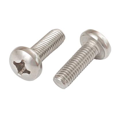 China Stainless steel GB818 Fastener screws Reinforcement bolts Cross screw for sale