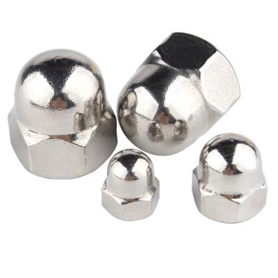 China Heavy Industry DIN1587 304 stainless steel round nut Hex domed cap nuts for sale