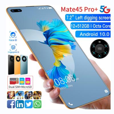 China Hot Selling Original Dual SIM Card MATE 45 PRO 12GB+512GB 7.2 Inch Full Display Original Android 10.0 Mobile Cell Phone Smart Phone for sale