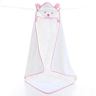 중국 Highly Absorbent Compressed Cotton Organic Baby Towel Hooded Bath Towel With Hood 판매용