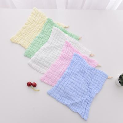 중국 QUICK DRY Baby Muslin Washcloths Muslin Natural Cotton Wiping Tissue 100% Cotton Baby Face Towel 판매용