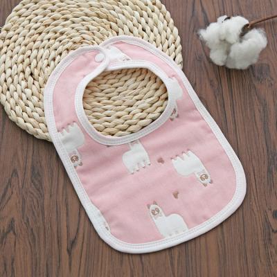 中国 Compressed Soft Scarf Saliva Towel Beautiful Baby Wipes Gauze Mouth Water Towel 販売のため