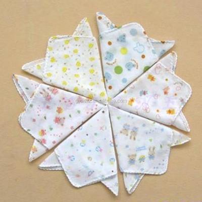 Cina Disposable Printed Cotton Baby Handkerchief Towels in vendita