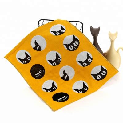 China Compressed Japanese Gauze Handkerchief Design Baby Face Towel Infant Hand Towel zu verkaufen