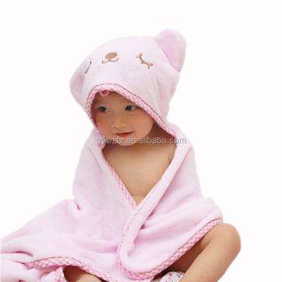 China Wholesale Compressed High Quality Organic Cotton Baby Hooded Towels From Alibaba Te koop