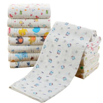 Cina Child Safe 6 Layers Cotton Muslin Newborn Baby Blanket Basics Wrap Covering in vendita