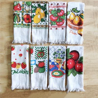 China Wholesale Child Safe Home Textile Printed Kitchen Towel Dish Towel and Tea Towel zu verkaufen