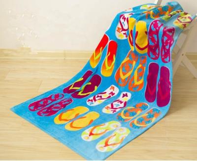 中国 Child Safe 100% Polyester Customized Microfiber Beach Towel Microfiber Swimming Towel 販売のため