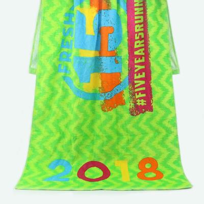 Chine 100% Cotton Child Safe Full Color Reactive Printing Beach Towels à vendre