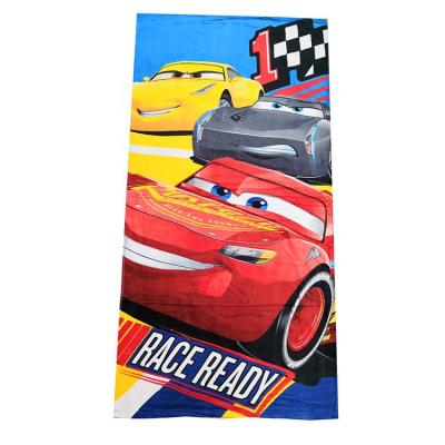 China 100% Reactive Printed Beach Towel 75x150cm Promotional Velor Beach Towels Custom Made Cotton Child Safe zu verkaufen