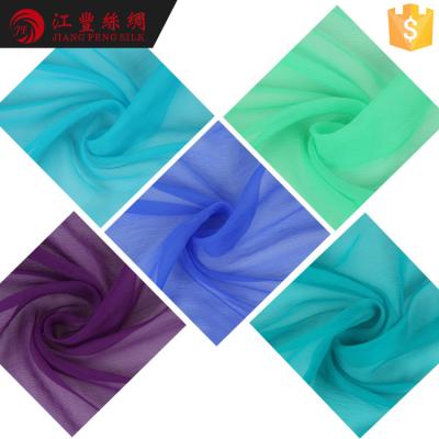 China In-stock silk ware textiles A1 plain 100% crepe color 100% silk fabric Guangzhou for sale