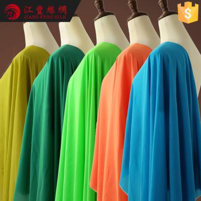 China N21 Doskin Simple Stretch Chiffon Dress Styles Silk Fabrics for sale