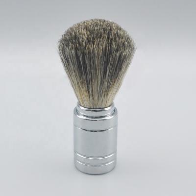 China Hot Selling Blended Shaving Brush Product Metal Handle Badger Shaving Brush for sale