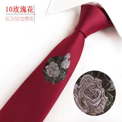 China China Wholesale High Quality Natural Elegant Party Embroidered Pink Ties Spring New for sale