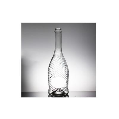 China Wholesale Customizable Commercial Glass Beverage Wine Bottles for sale