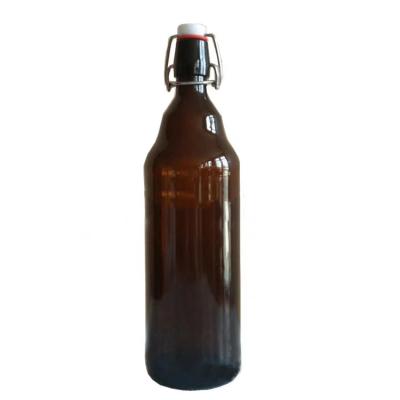 China Beverage Wine Bottles Mini Beer Glass Empty Brown Bottle for sale