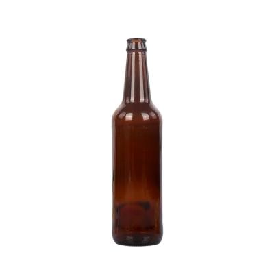 China 330ml 350ml 580ml Wine Customized Round Brown Beer Glass Wine Bottle for sale