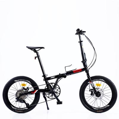 China Aluminum Alloy Mini 16 Inch Student Adult Men And Women's Small Wheel Folding Bicycle for sale