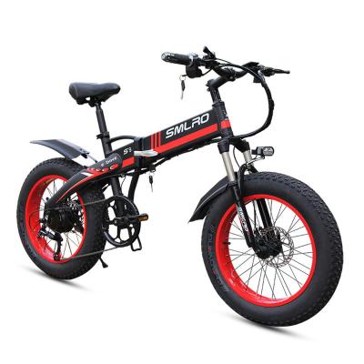 China Common type ebike 48V13AH 26 inch electric snow bike wide tire electric mountain bike for sale