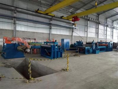 China ERW Pipe Low Cabon Black Steel Coil Slitting Line Machine 0.4-4 X 1600 for sale