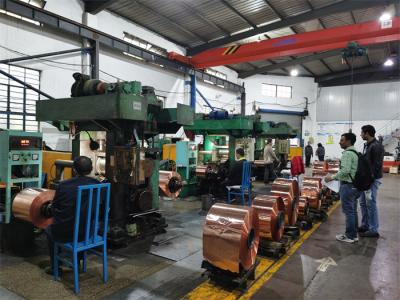 China Copper Brass Strip Hot Cold Rolling Mills Thickness From 20mm To 0.1mm for sale