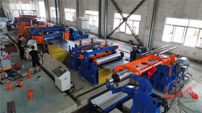 China 150mpm Automatic Coil Sheet Metal Slitting Line Longitudinal Cutting Machine 0.3-3 X 1600 for sale