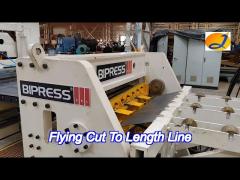 aluminum sheet coil cutting line fly moving shear cut to length coil line