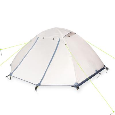 China 2022 Tenda Aluminum Tents UV-Resistant Camping Tent 3 People Double-Layer Pole Outdoor Tourism Supplies Tent Campsites for sale