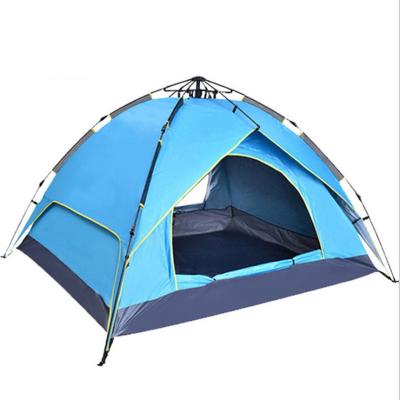 China 2022 Full Automatic Double Deck 3-4 Person Opening PTenda Camping Tent UV-Resistant Fast Outdoor Tents for sale